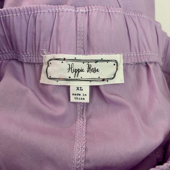 Hippie Rose Women’s Cargo Jogger Pants Bundle XL Purple & Green, NWT + EUC - Picture 4 of 8